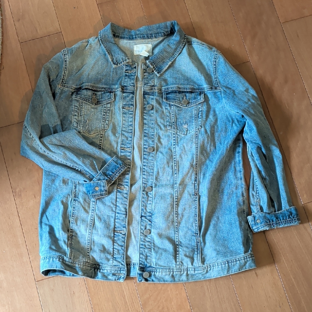 Caslon Light Blue Denim Jacket